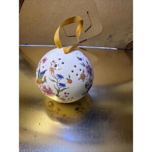 Vintage Hammersley Fine Bone China Pomander‎ Hanging Ornament Made in England